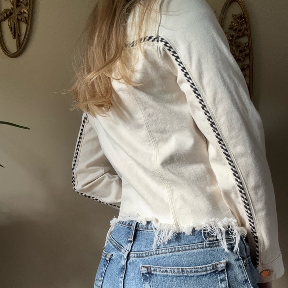Liverpool White Denim Jacket - Picture 8 of 9